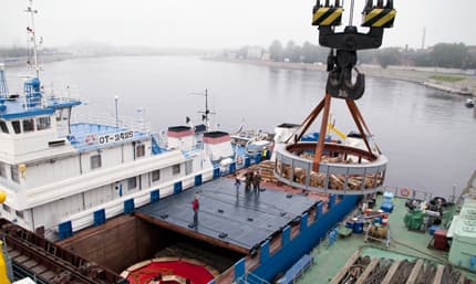 Shipment of the last batch of over-sized equipment for Sayano-Shushenskaya HPP