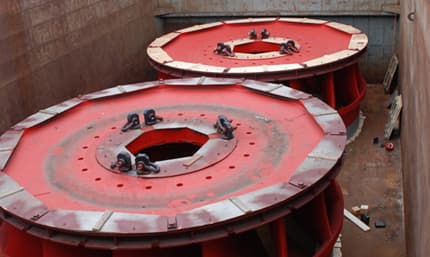 Отгрузка третьей партии крупногабаритного оборудования для Саяно-Шушенской ГЭС