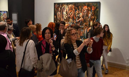 Power Machines supported the opening of an exposition of the St. Petersburg Youth Union of Artists