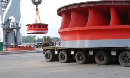 Shipment of the second batch of over-sized equipment for Sayano-Shushenskaya HPP 