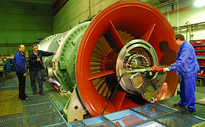 Испытания газовой турбины ГТЭ-160