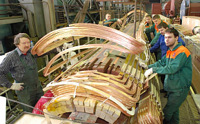 Монтаж ротора генератора для Балаковской АЭС