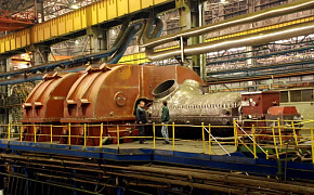 Испытания турбины К-160 для Уренгойской ГРЭС
