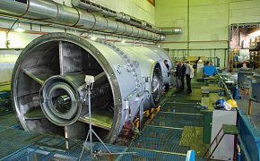 Сборка газовой турбины ГТЭ-160