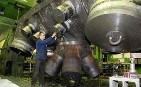 Нижняя половина цилиндра низкого давления для второй турбины К-1200 Нововоронежской АЭС-2