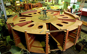 Остов ротора №9 для Богучанской ГЭС