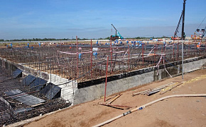 Работы на строительной площадке ТЭС "Лонг Фу - 1" (Вьетнам), февраль 2016 года
